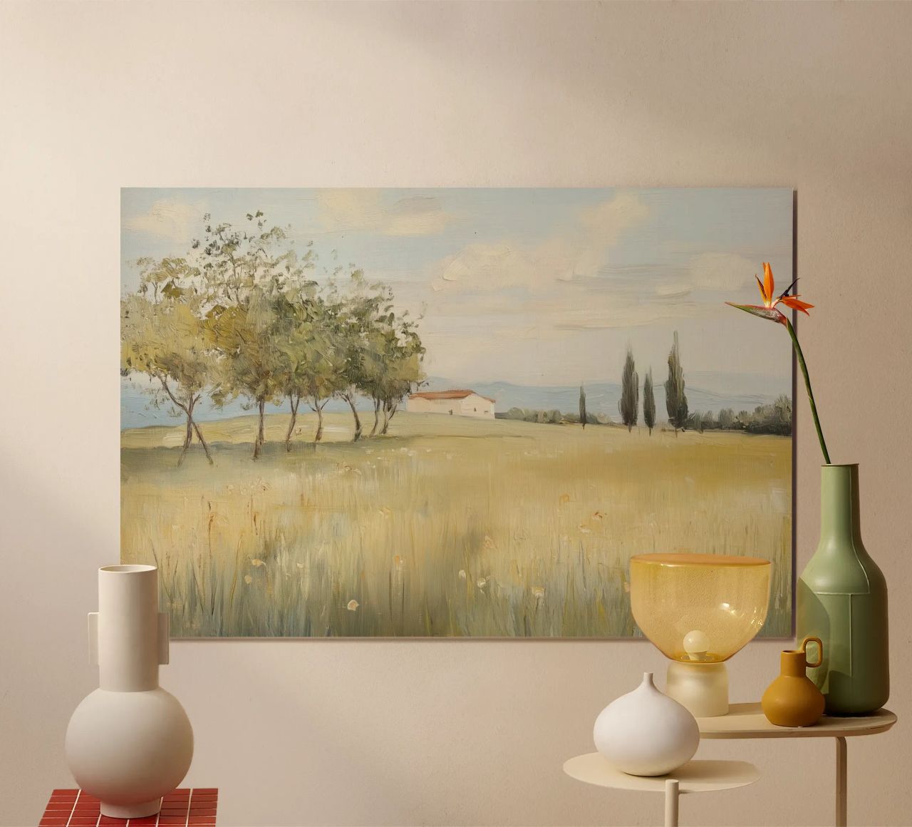Toskanische Landschaft Poster von Melloi Art Print