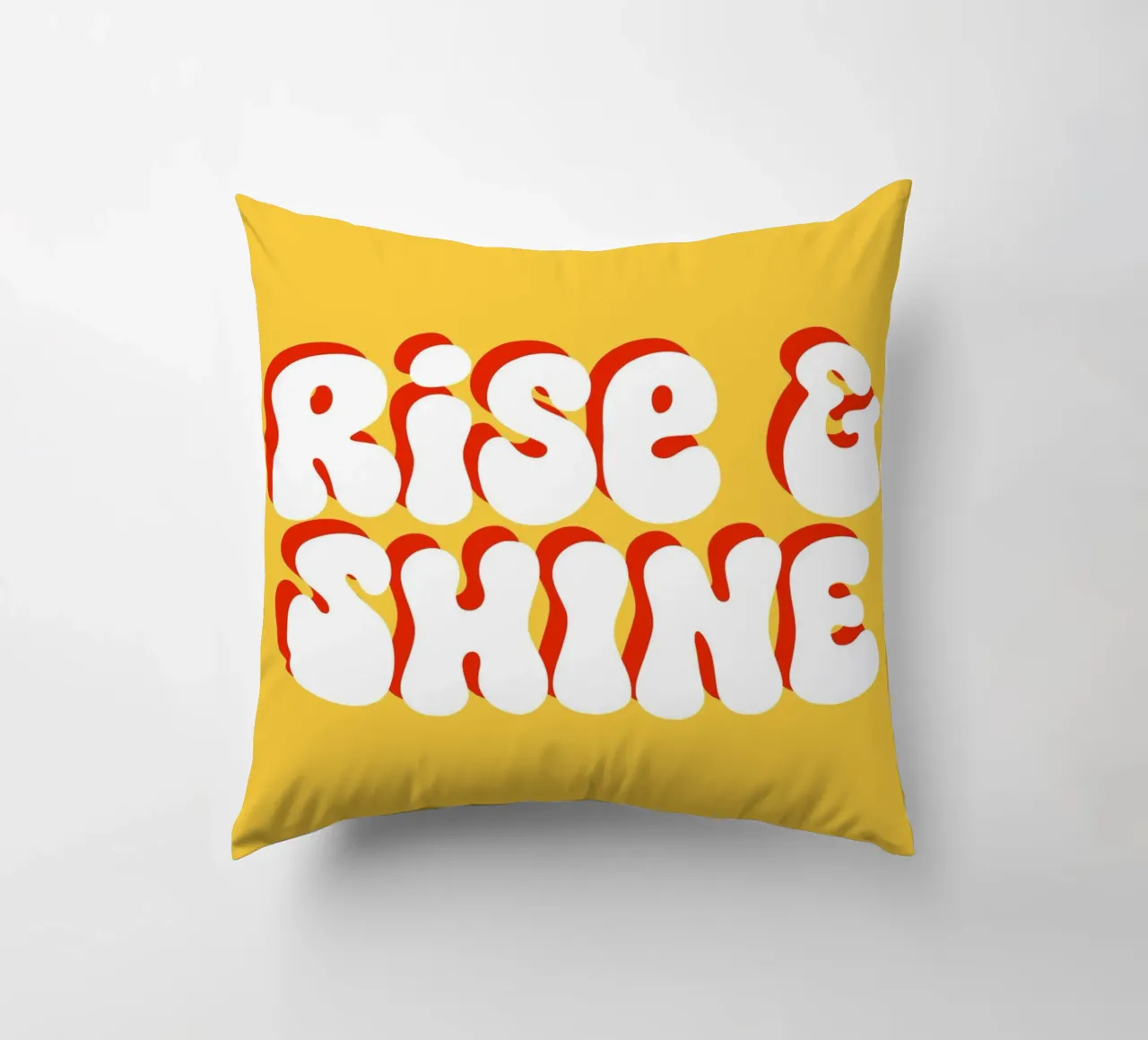 Rise and shine cuscino da BAINAI QUOTES