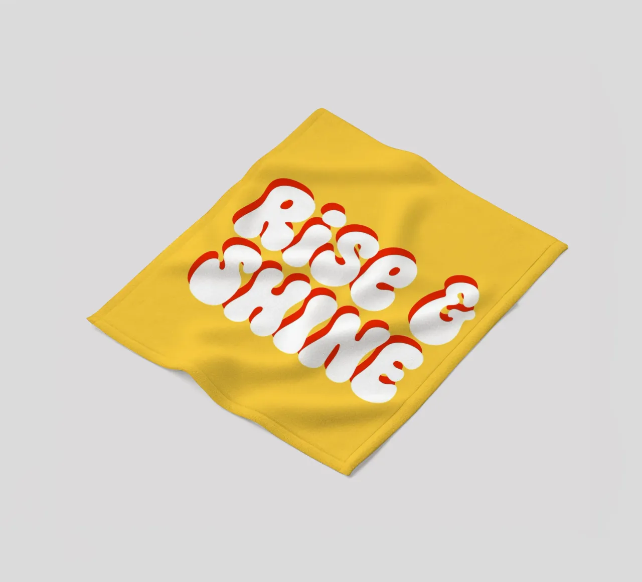 Rise and shine coperta in pile da BAINAI QUOTES