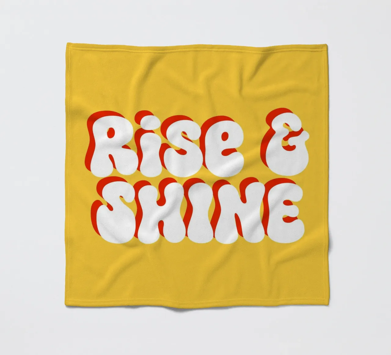 Rise and shine coperta in pile da BAINAI QUOTES