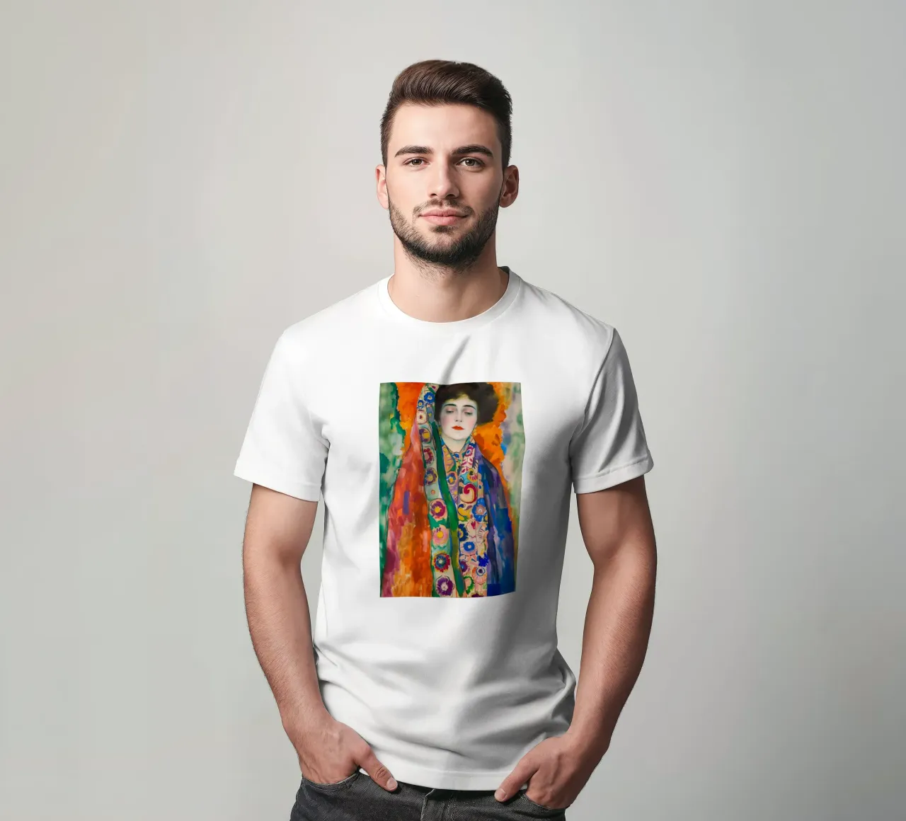 Klimt Signorina Lieser t-shirt da Carinaprint