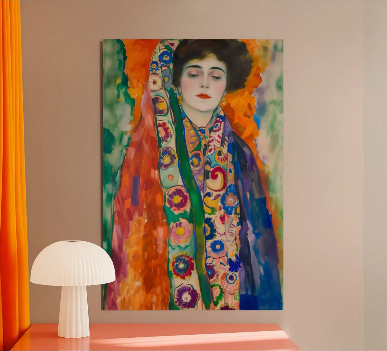 Klimt Miss Lieser alu-dibond by Carinaprint