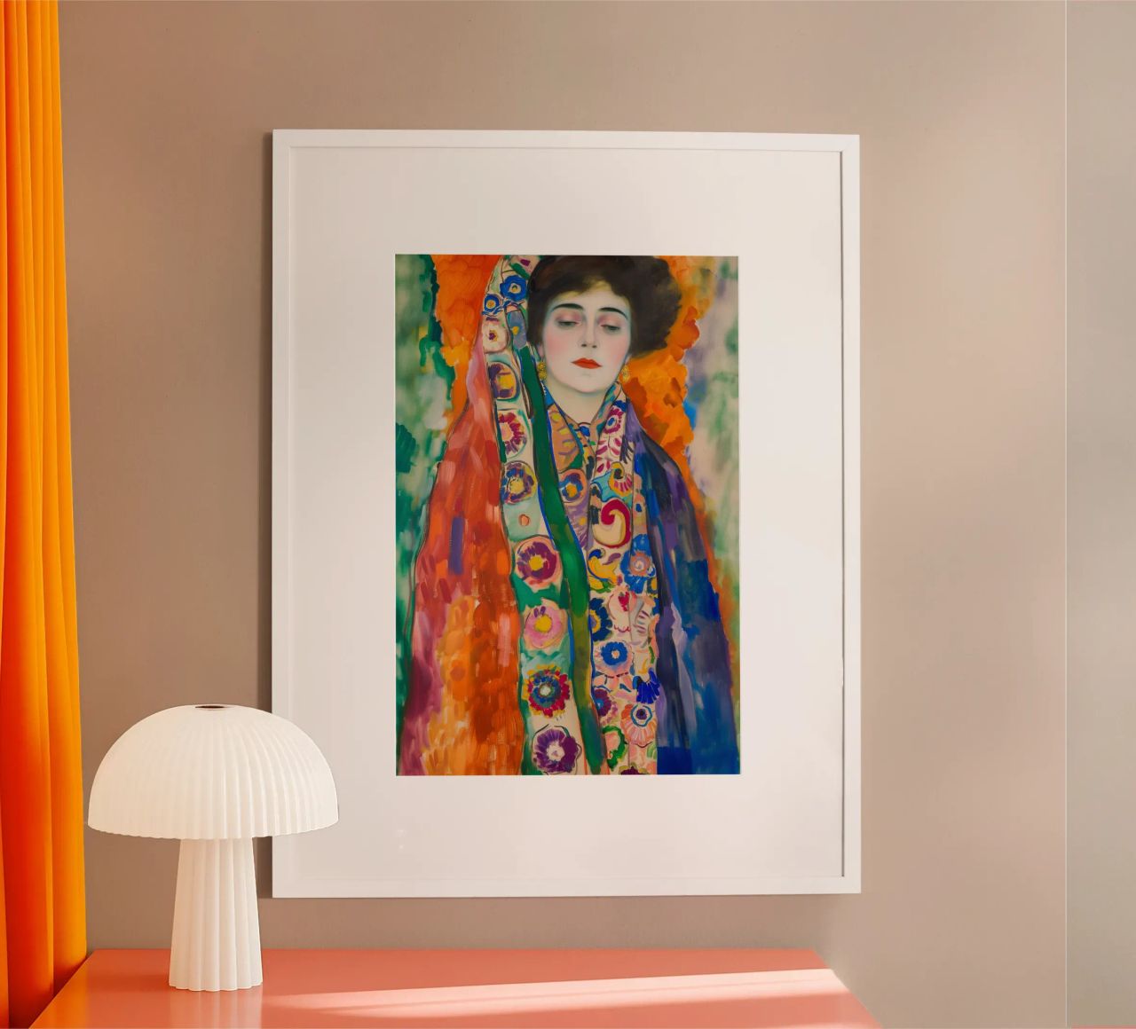 Klimt Fräulein Lieser Poster von Carinaprint