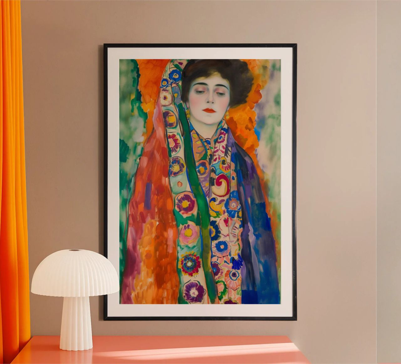 Klimt Fräulein Lieser Poster von Carinaprint