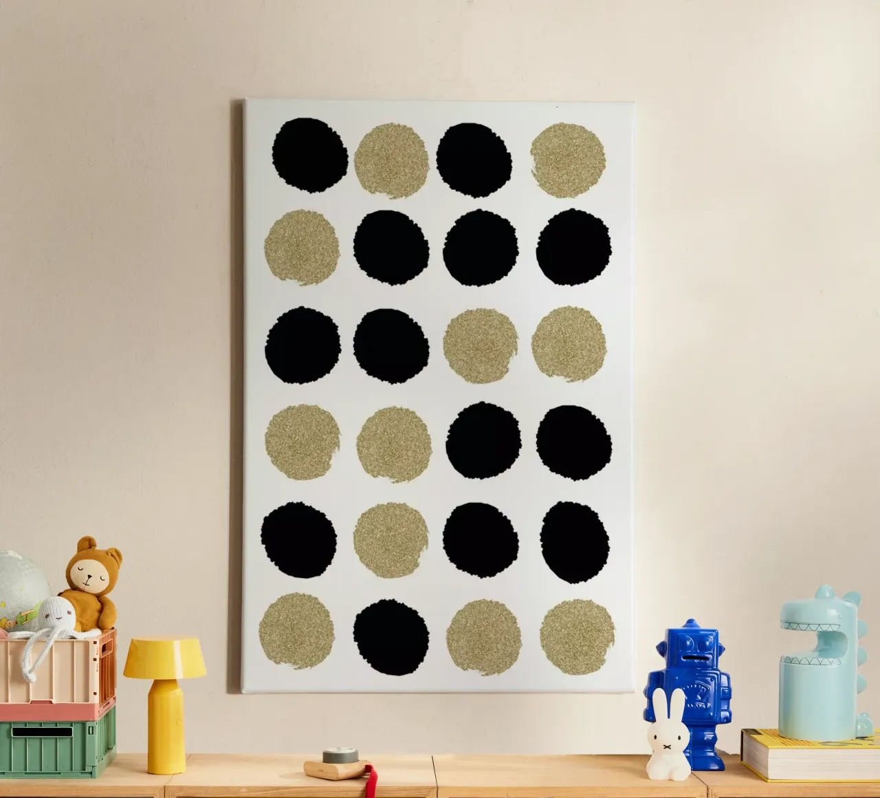 Sadie canvas met Baklijst van Charlotte Winter