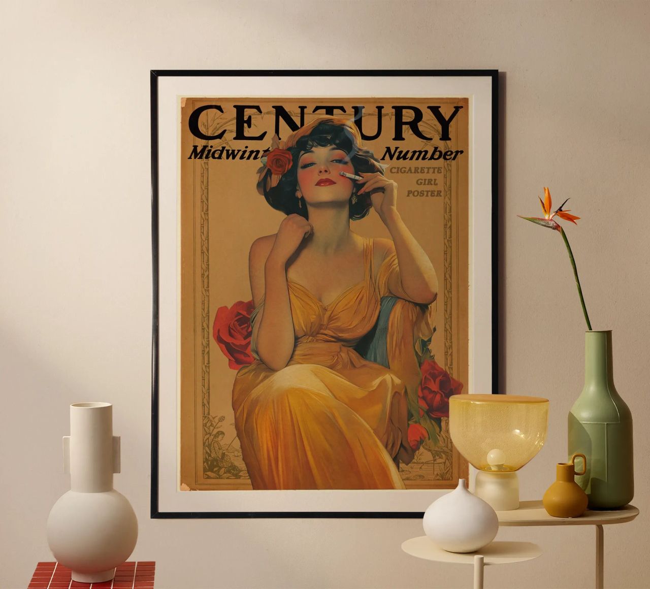 Century Girl Original Retro Poster Design Poster von honeydesigner