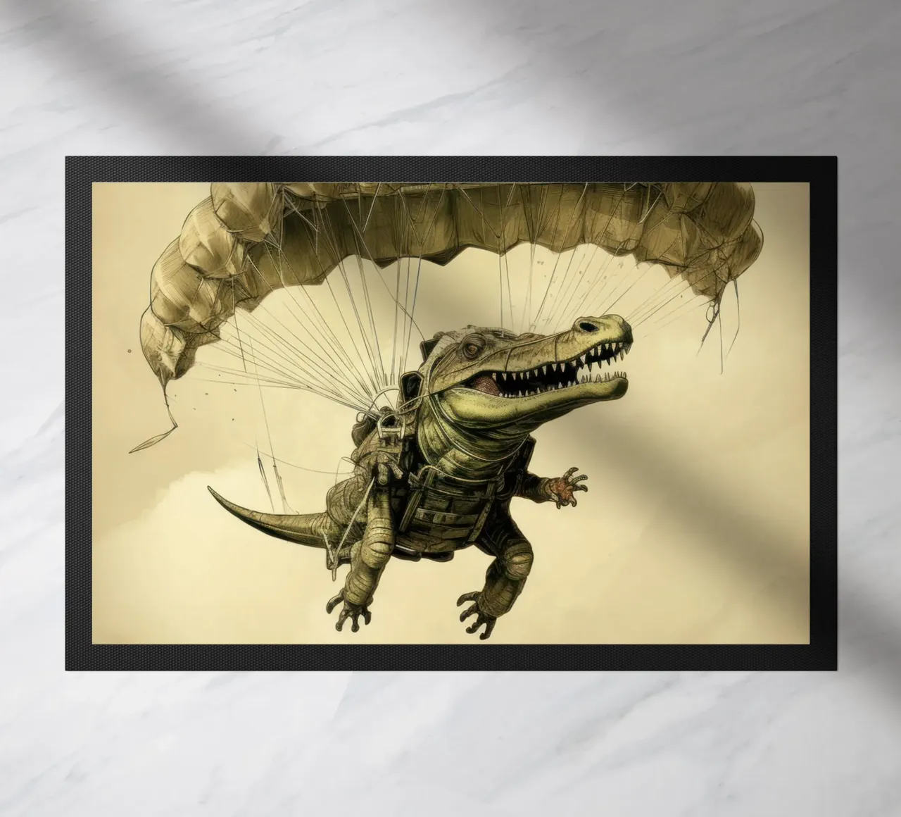 Croco doormat by Luna & Noctua