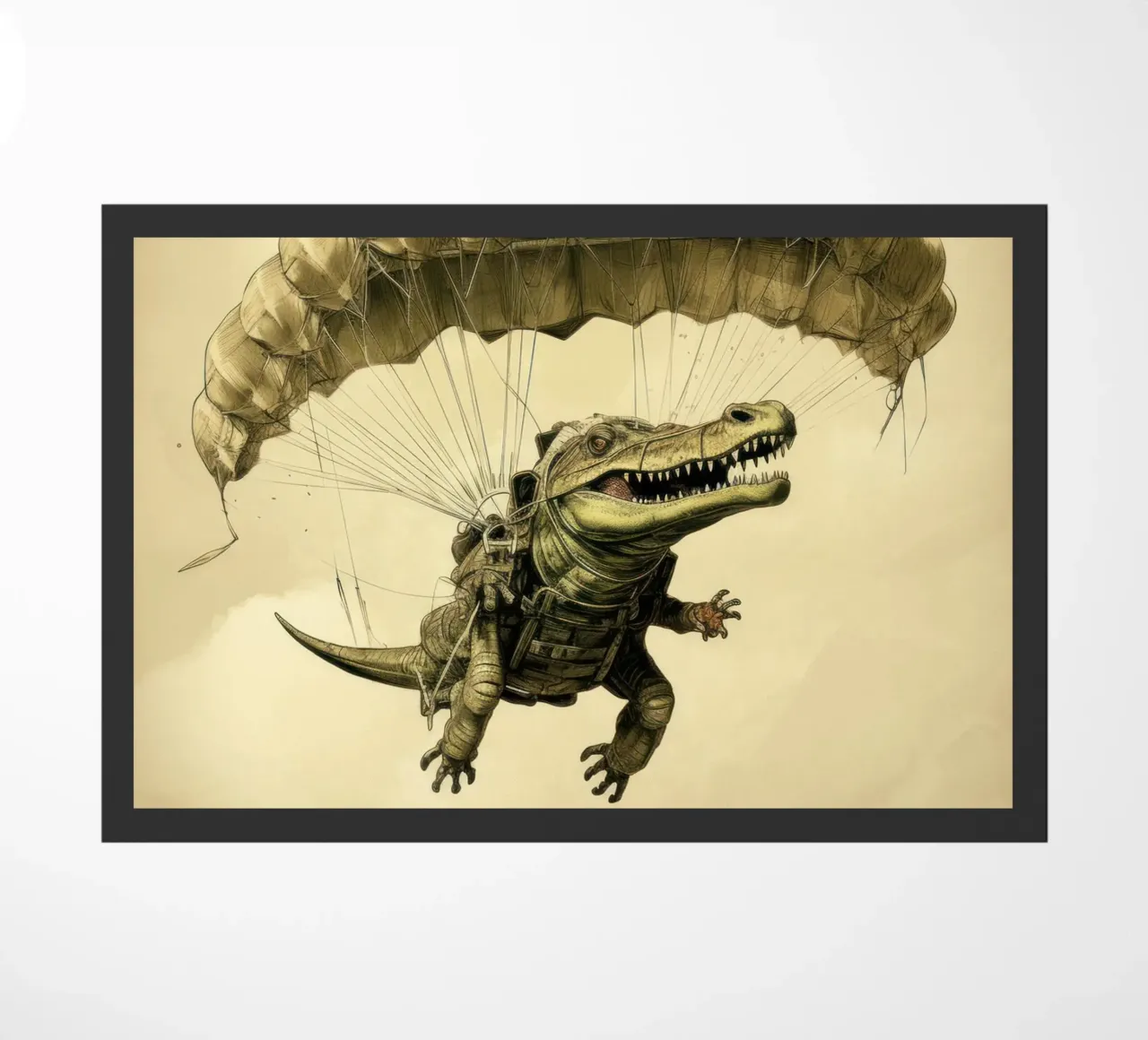 Croco doormat by Luna & Noctua