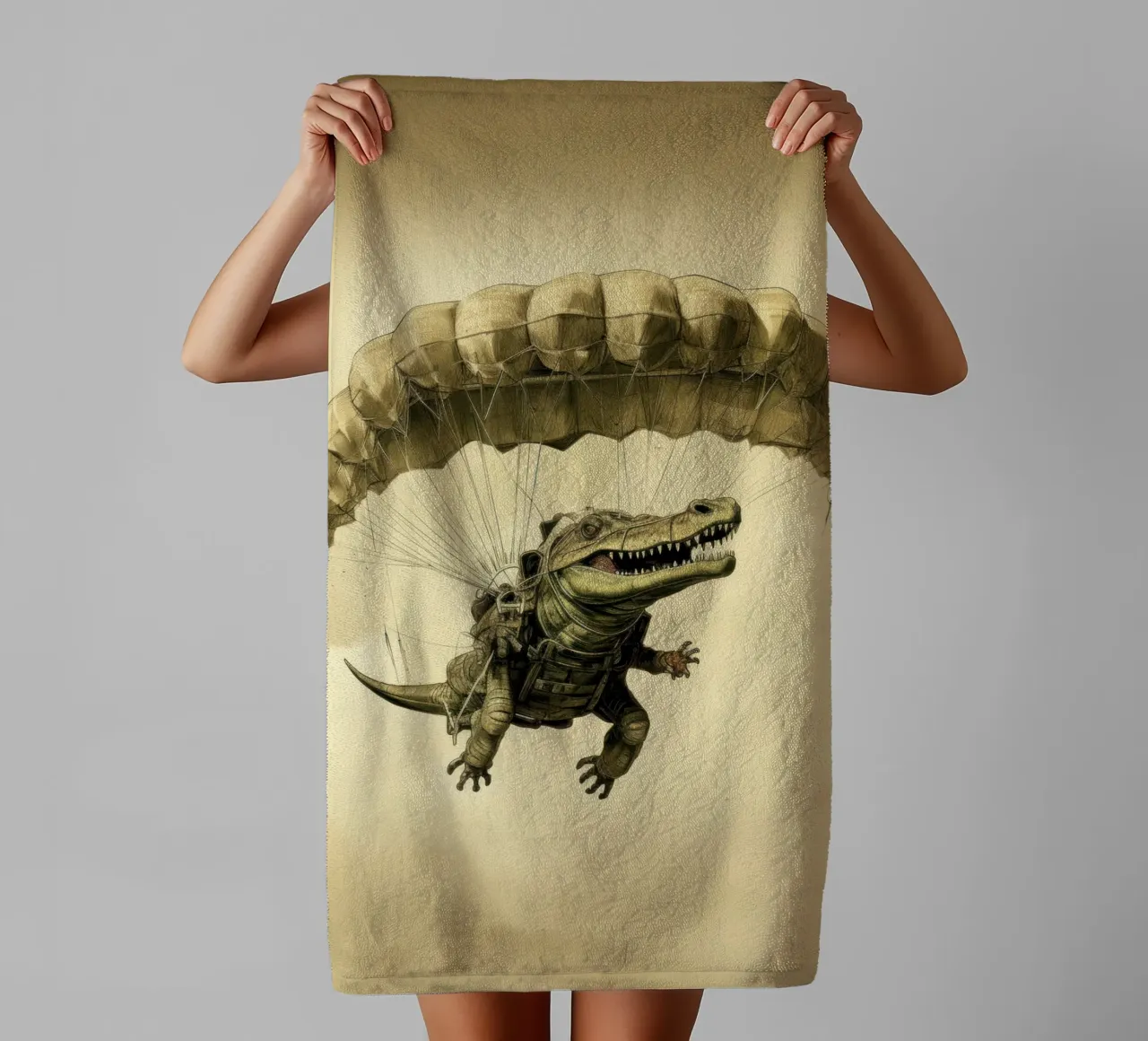 Croco asciugamano da bagno da Luna & Noctua