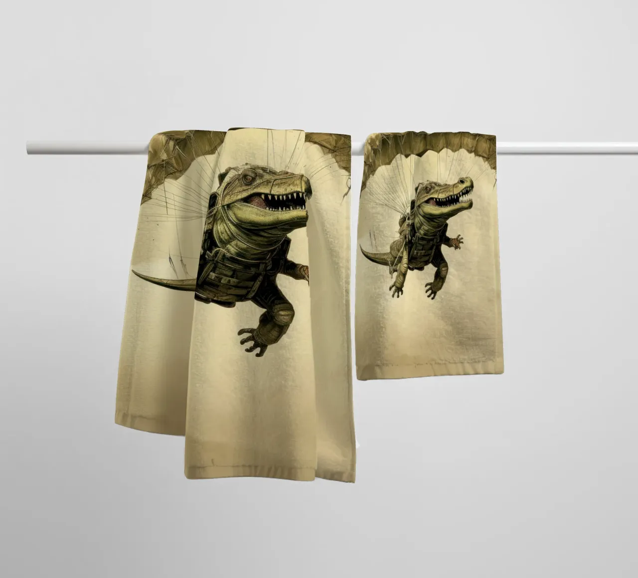 Croco asciugamano da bagno da Luna & Noctua