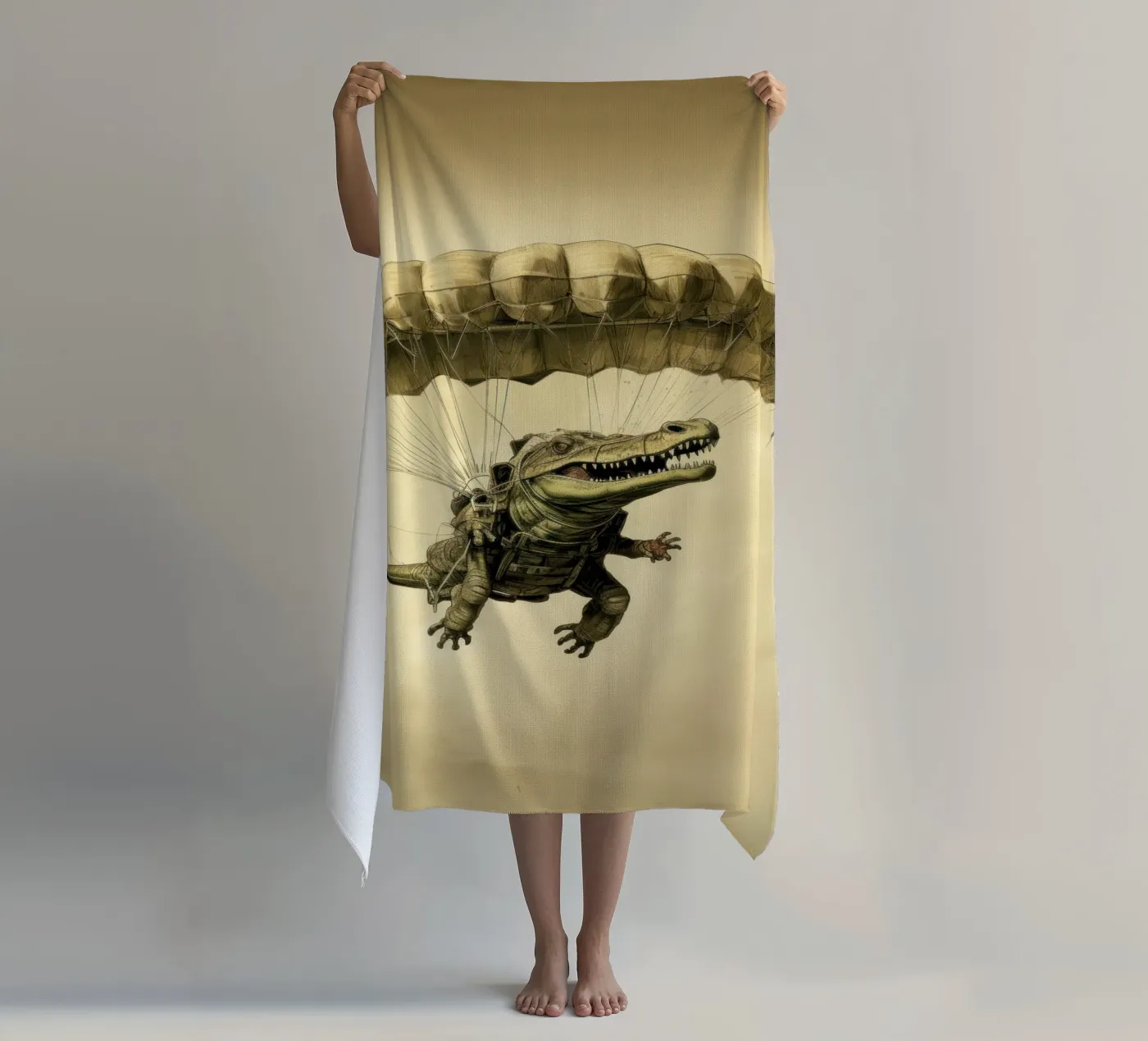 Croco strandhanddoek van Luna & Noctua