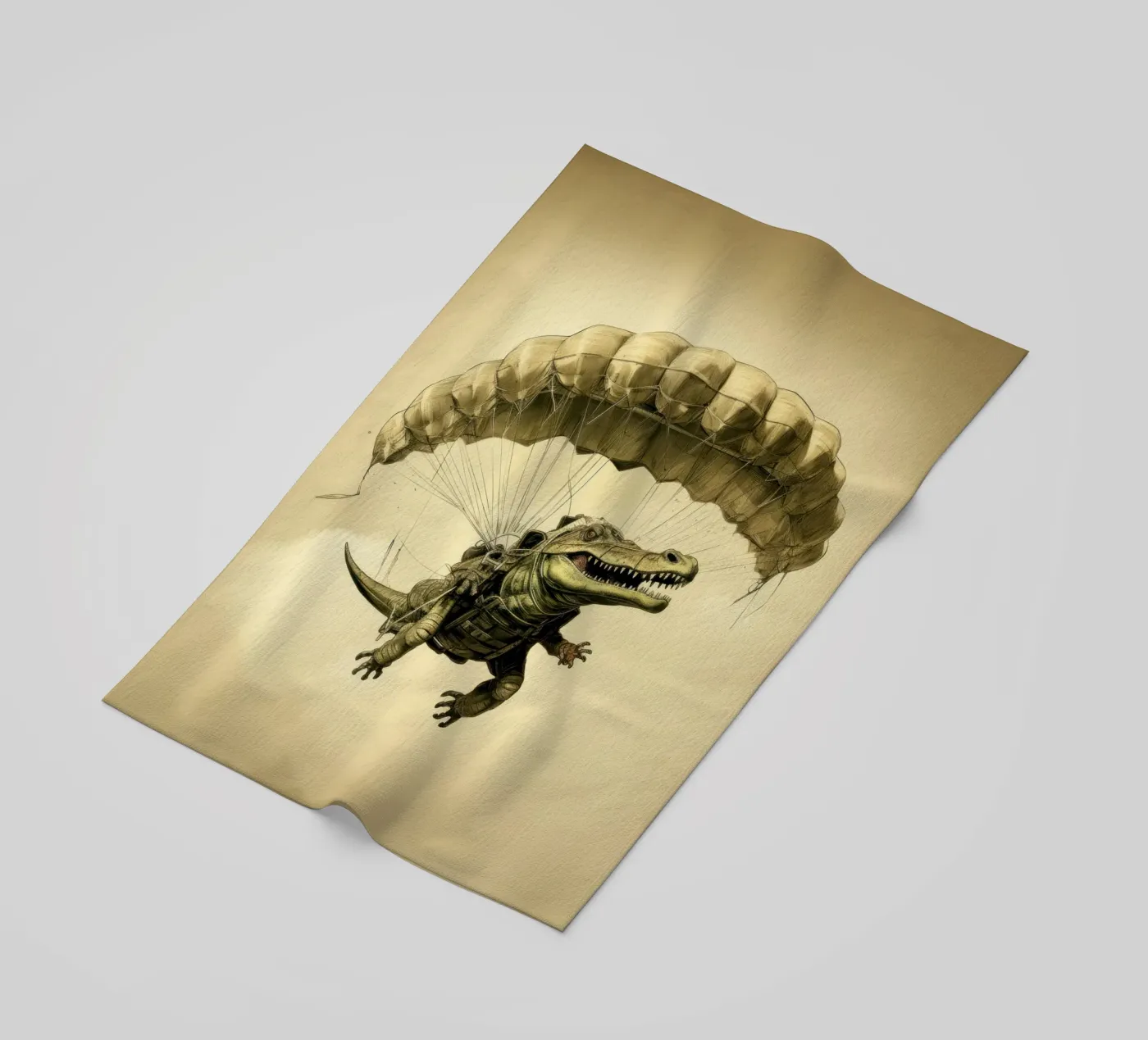 Croco strandhanddoek van Luna & Noctua