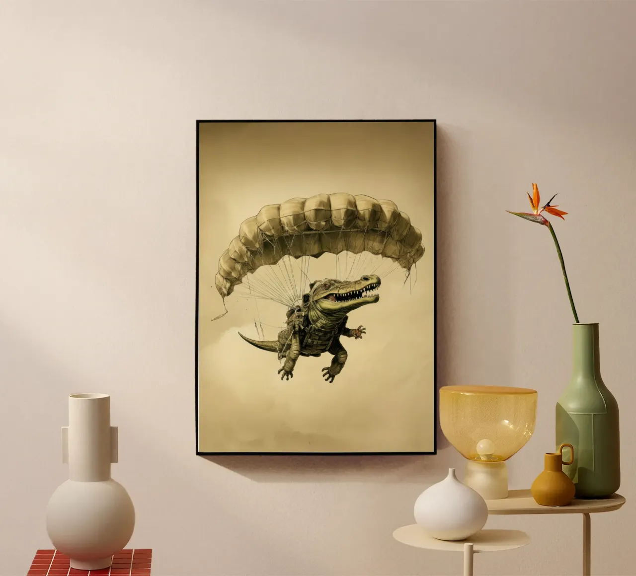 Croco acrylic glass by Luna & Noctua