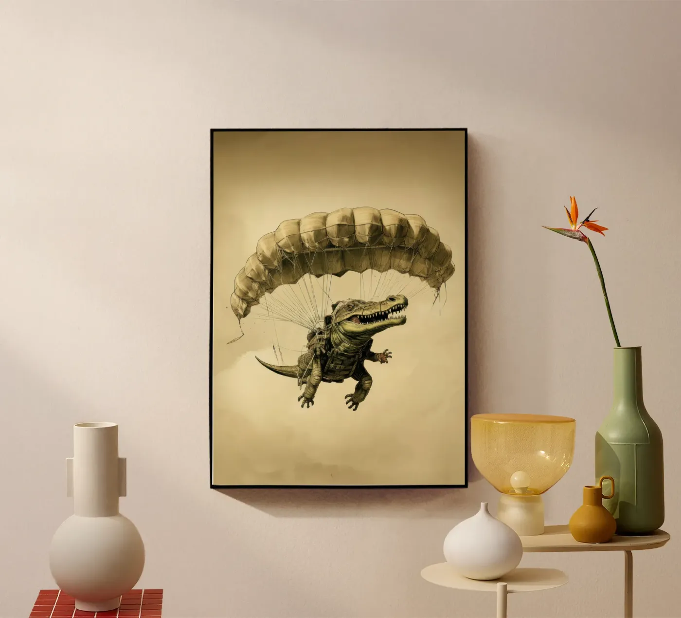 Croco Acryl-Glas von Luna & Noctua