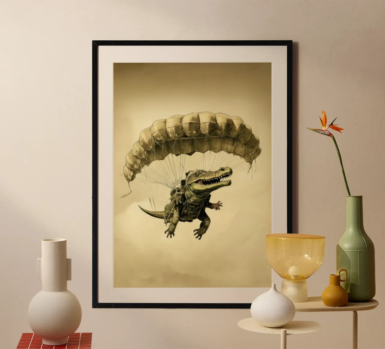 Croco carta hahnemühle da Luna & Noctua