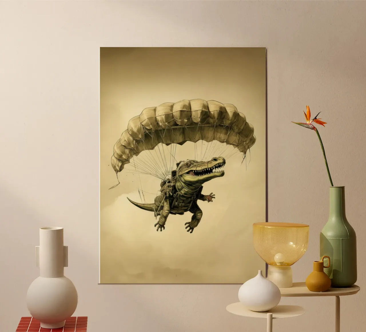 Croco poster by Luna & Noctua