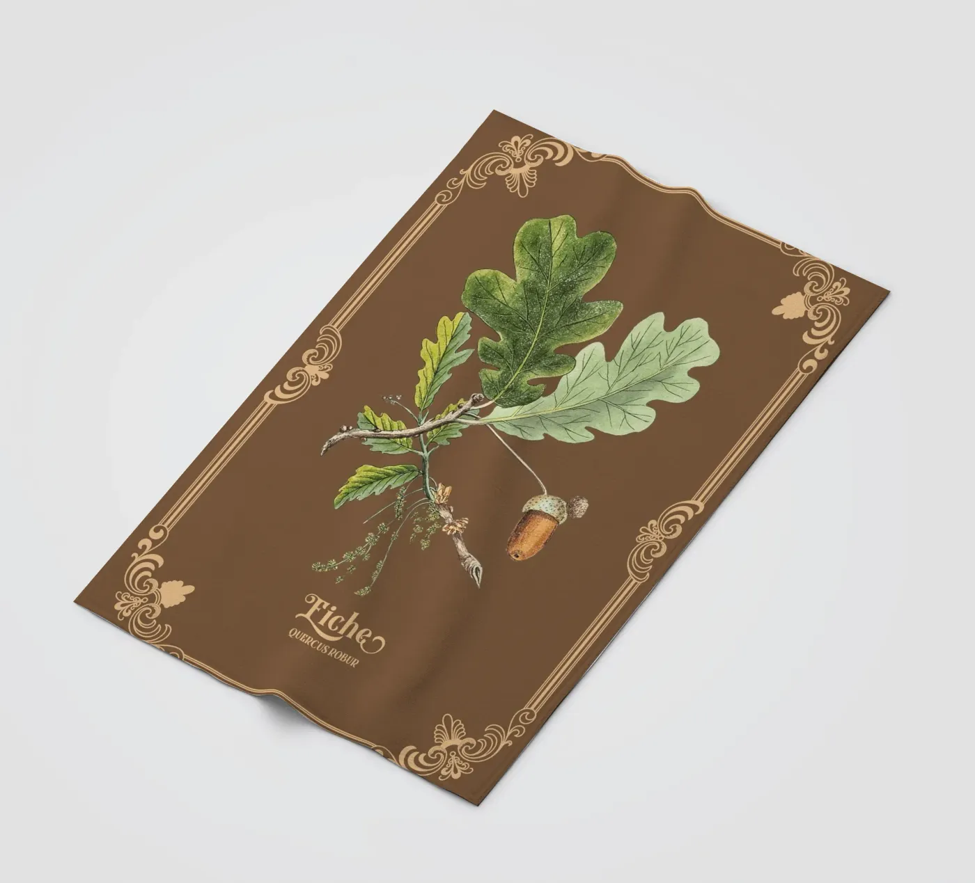 Eiche fleece blanket by Luna & Noctua
