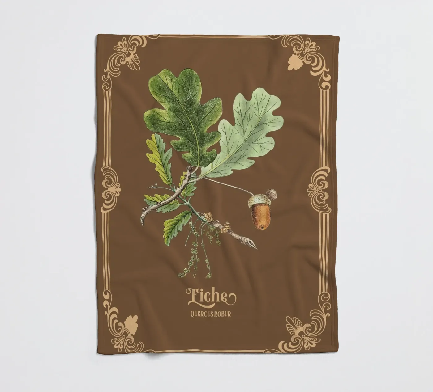 Eiche fleece blanket by Luna & Noctua