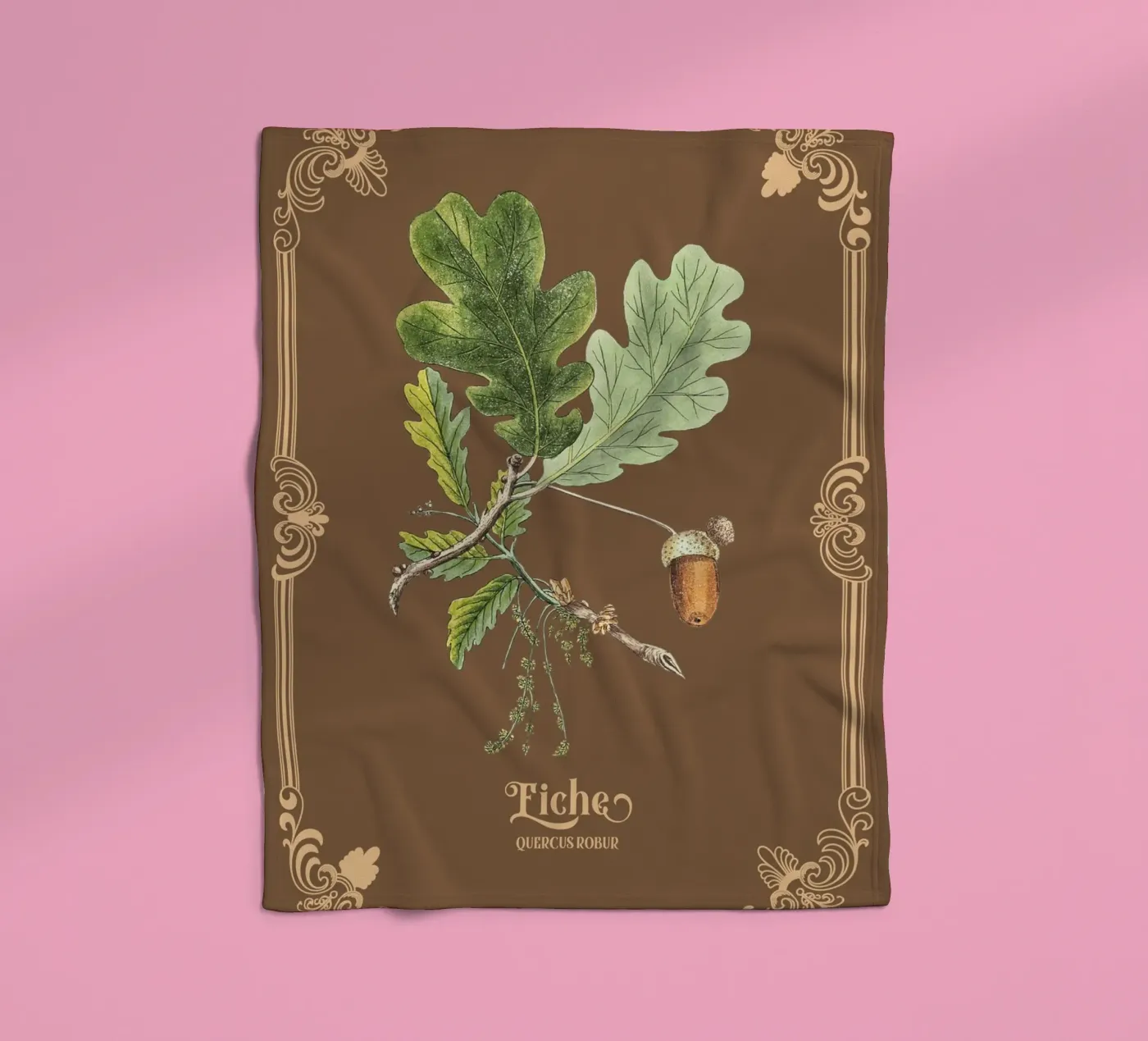 Eiche fleece blanket by Luna & Noctua