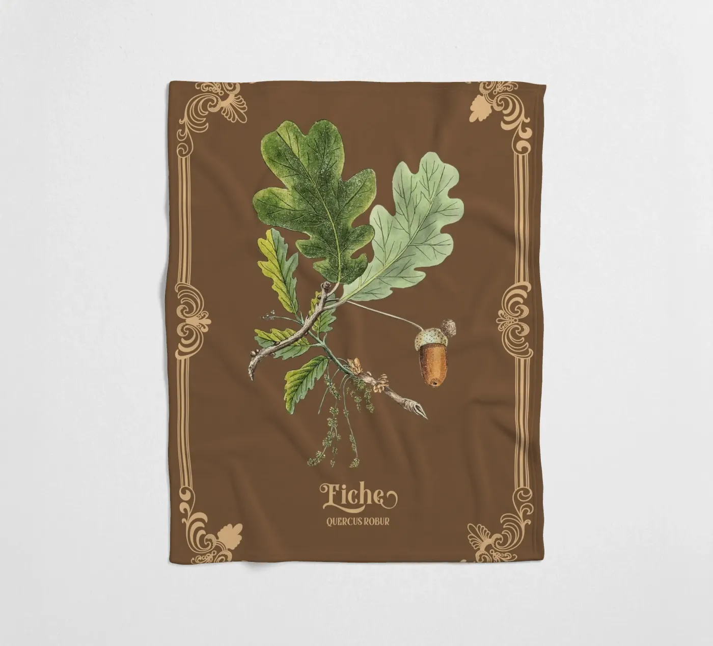 Eiche fleece blanket by Luna & Noctua