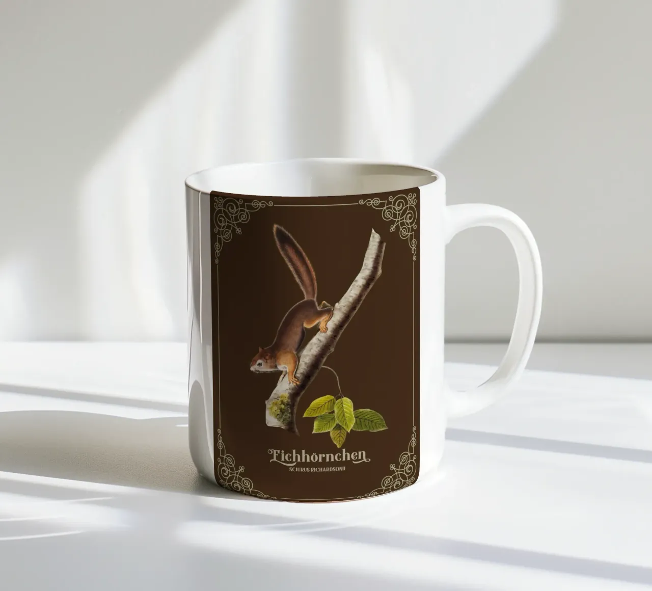 Eichhörnchen tazza in ceramica da Luna & Noctua