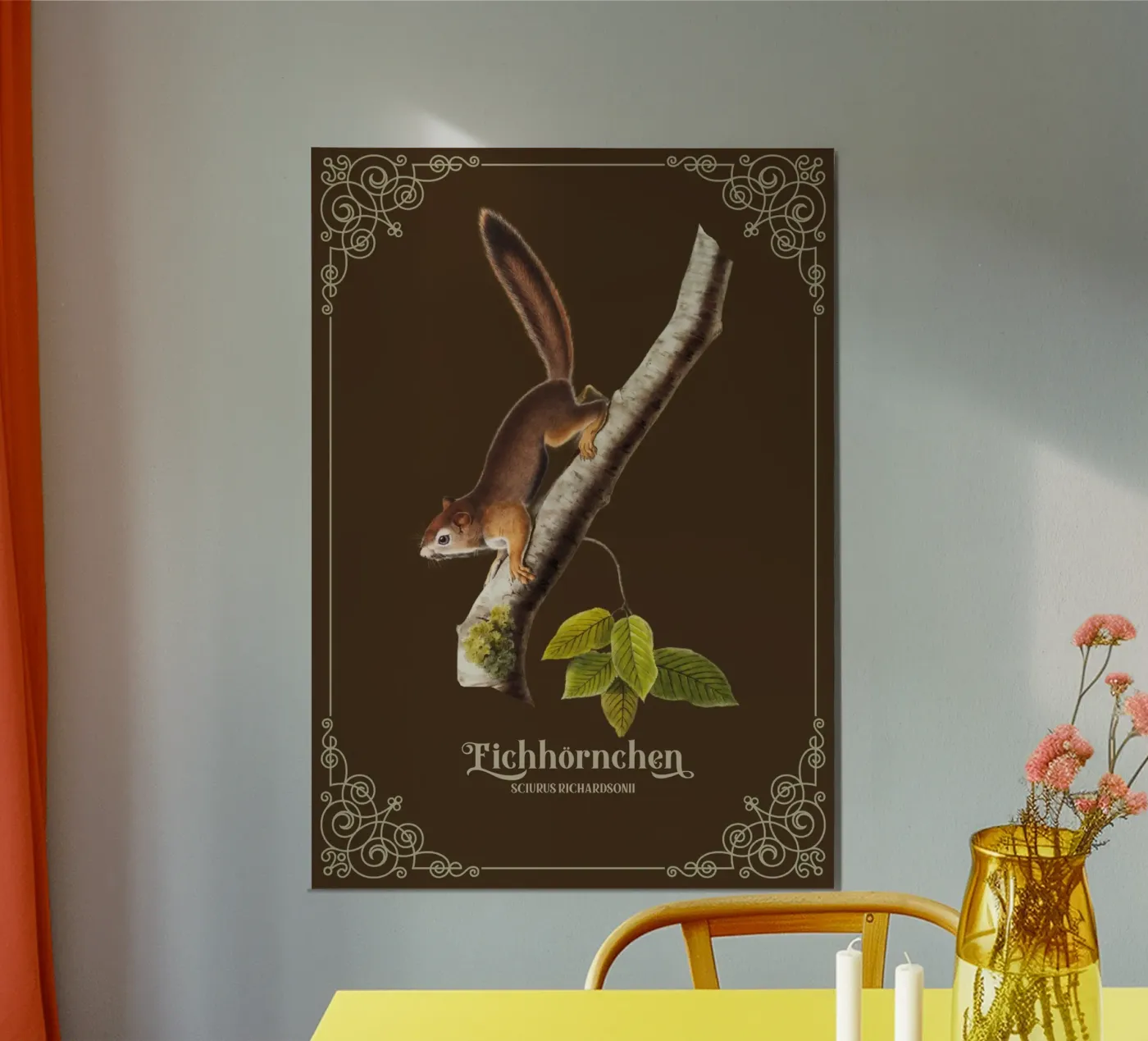 Eichhörnchen Poster von Luna & Noctua