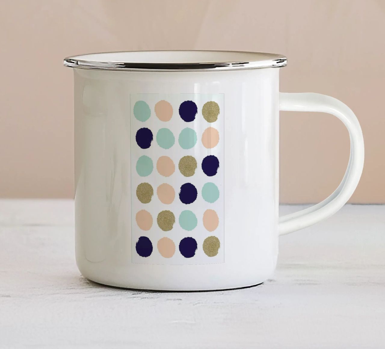Wren tazza in smalto da Charlotte Winter