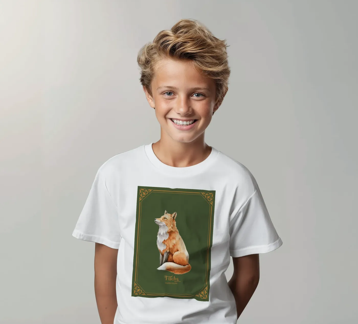 Fuchs kinder t-shirt van Luna & Noctua