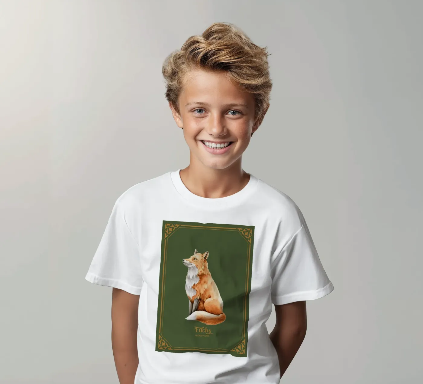 Fuchs kinder t-shirt van Luna & Noctua