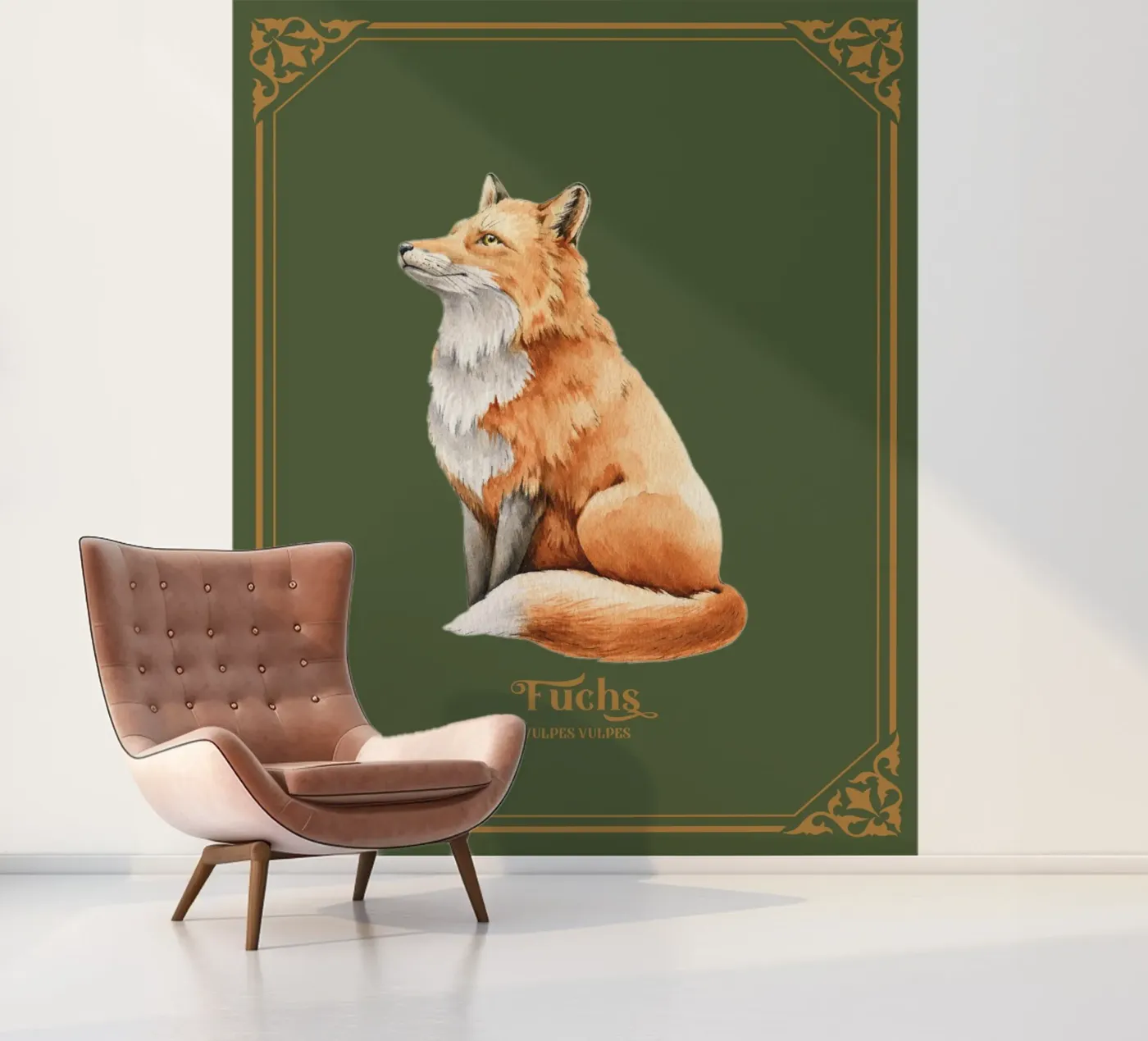 Fuchs fotobehang van Luna & Noctua