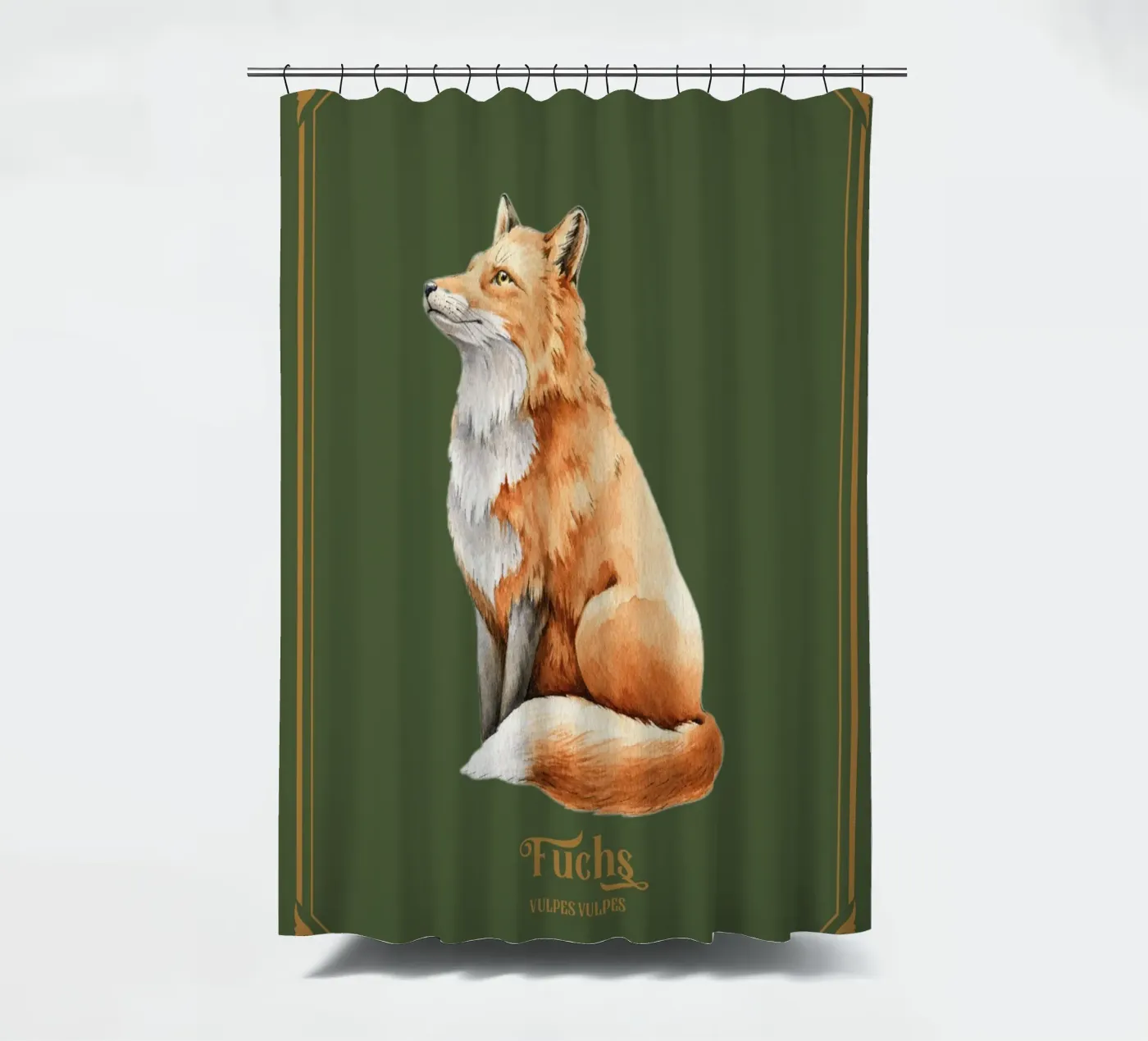 Fuchs Duschvorhang von Luna & Noctua