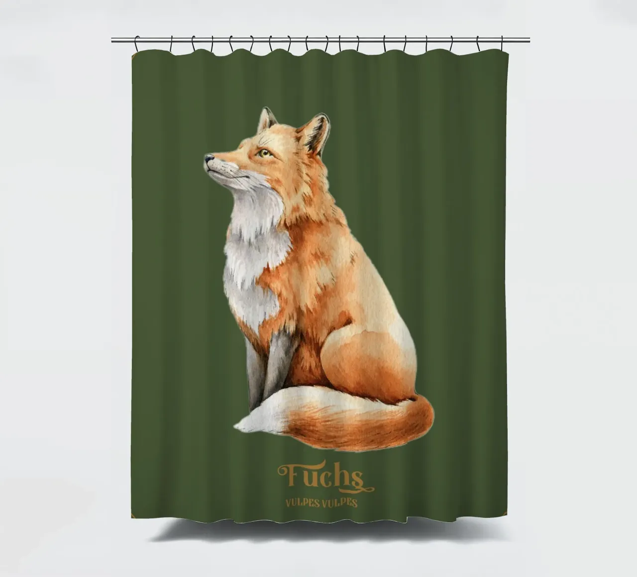 Fuchs Duschvorhang von Luna & Noctua