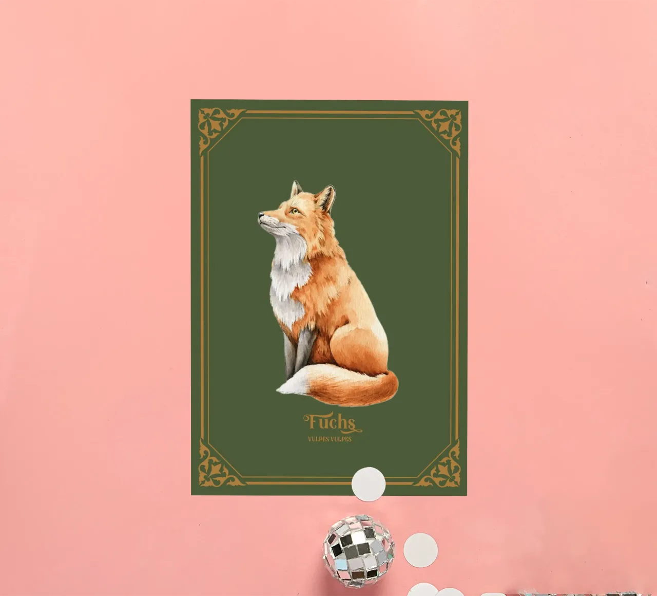 Fuchs sticker van Luna & Noctua