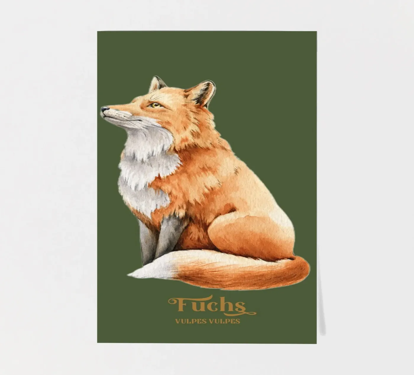 Fuchs stickervel van Luna & Noctua