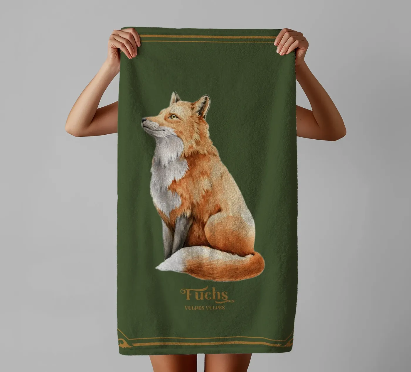 Fuchs badhanddoek van Luna & Noctua