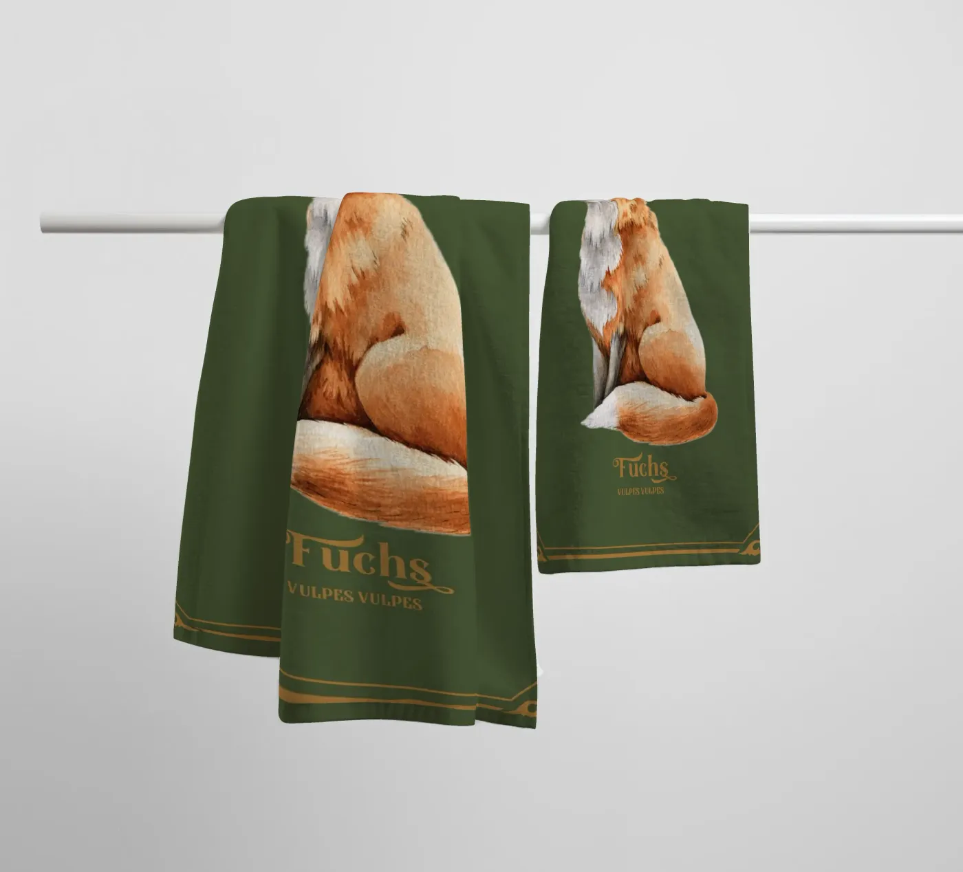 Fuchs badhanddoek van Luna & Noctua