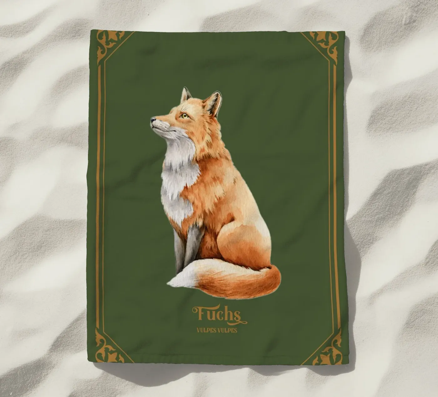 Fuchs Strandtuch von Luna & Noctua