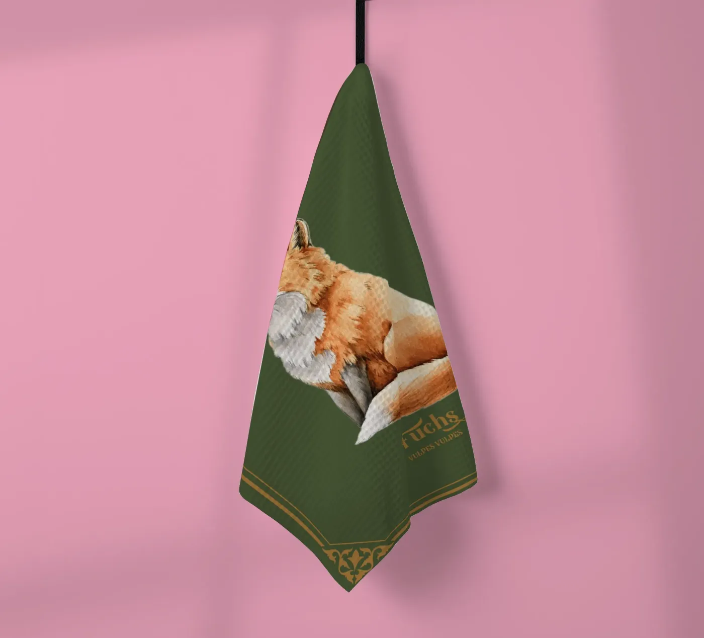Fuchs tea towel by Luna & Noctua