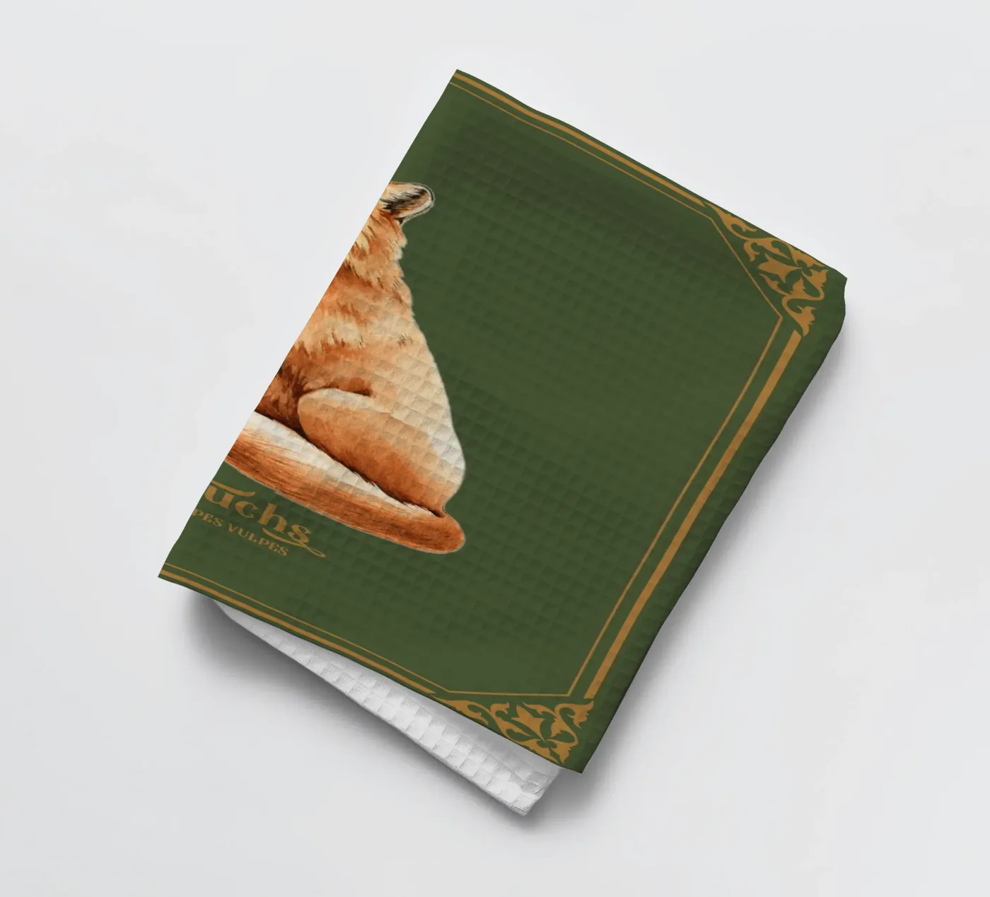 Fuchs tea towel by Luna & Noctua