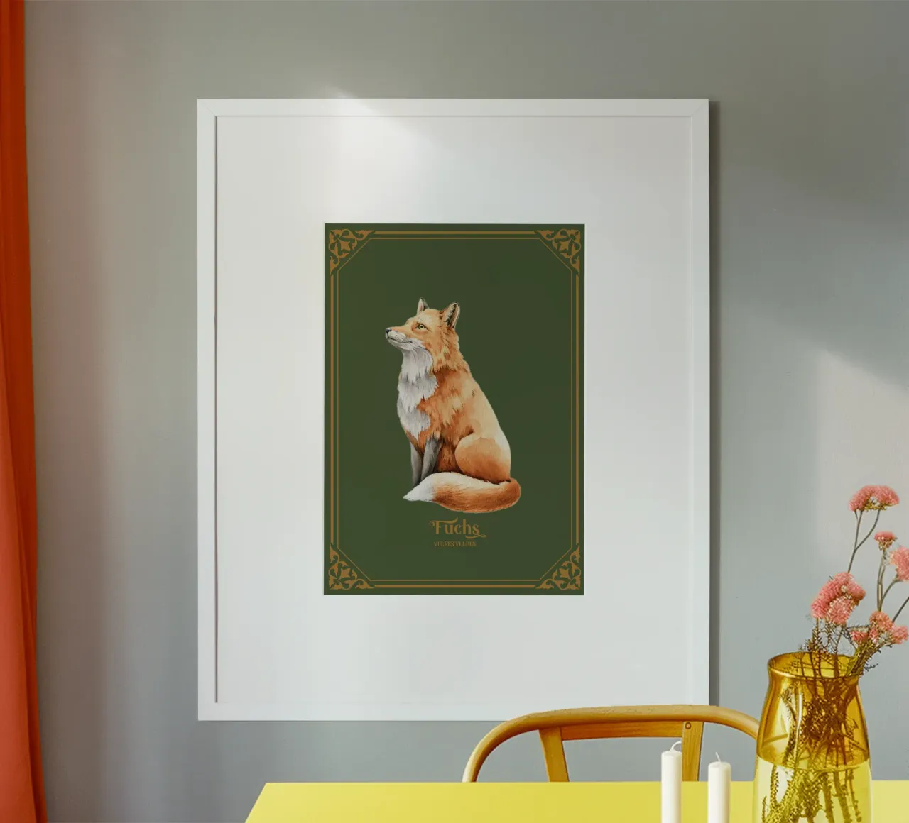 Fuchs poster van Luna & Noctua