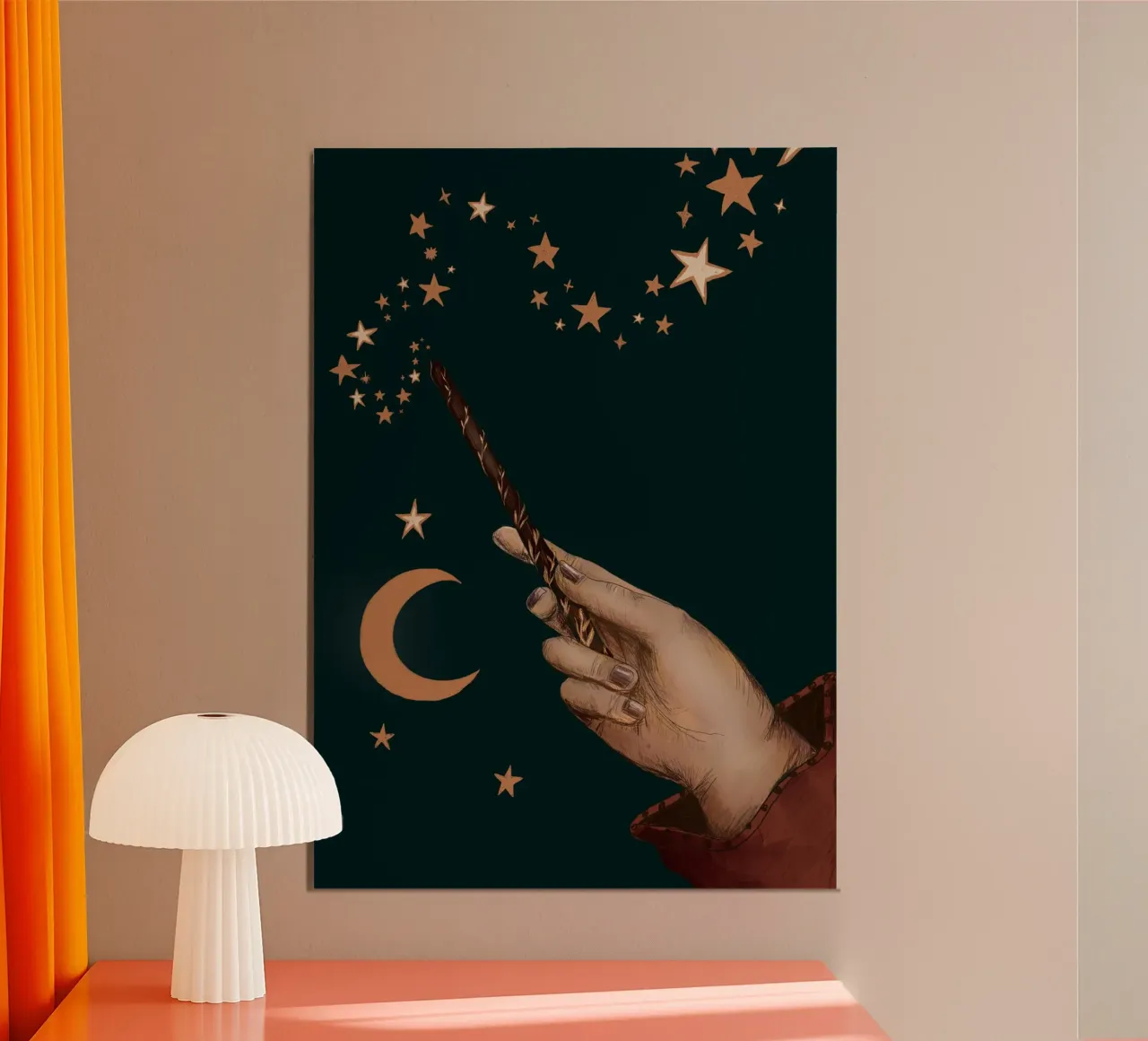It's Magic poster con telaio in legno da Luna & Noctua