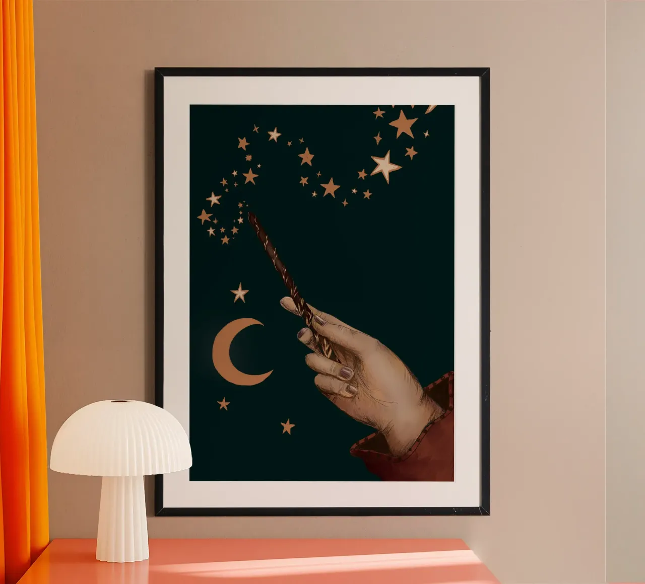 It's Magic poster con telaio in legno da Luna & Noctua