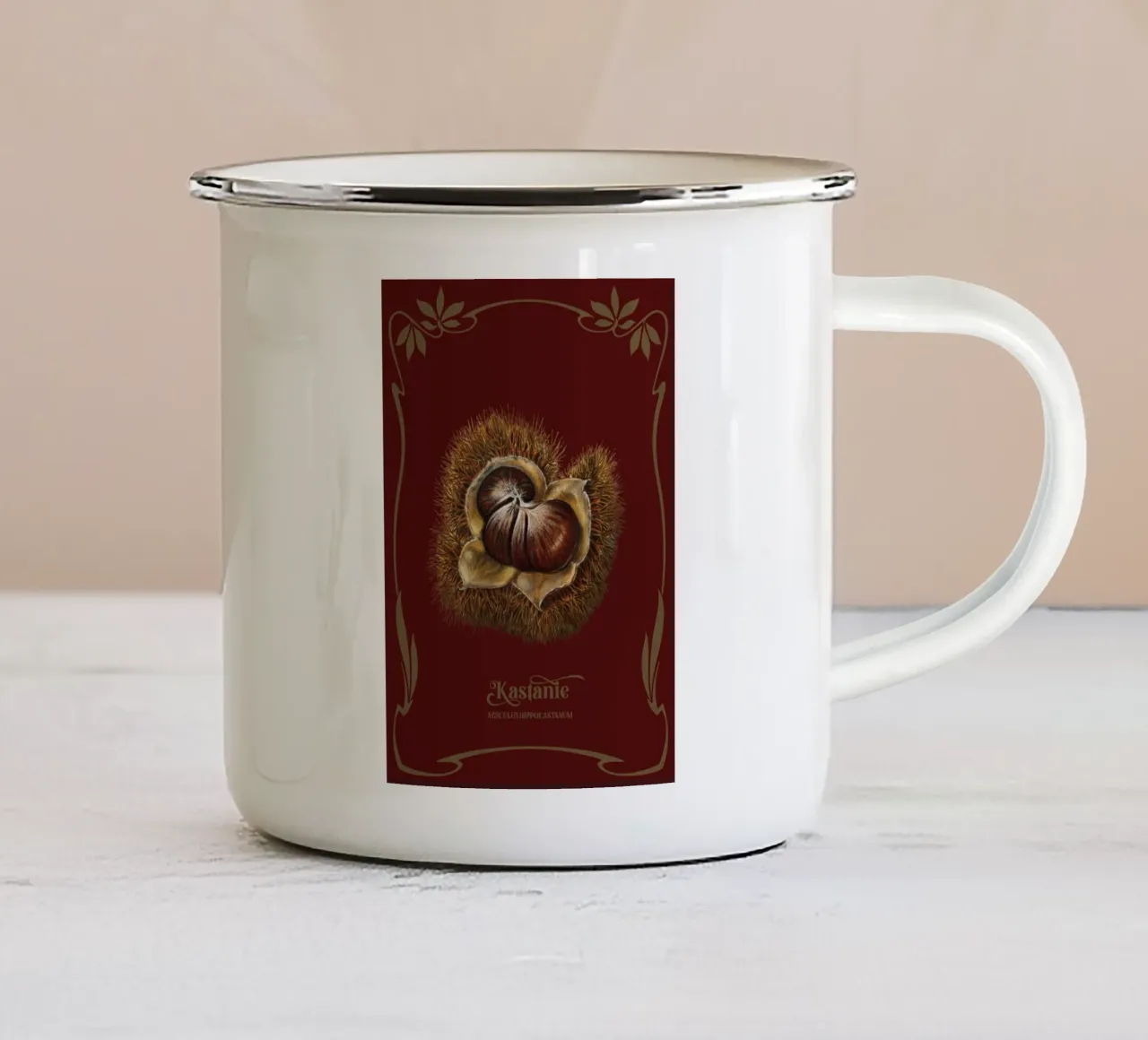 Kastanie tazza in smalto da Luna & Noctua
