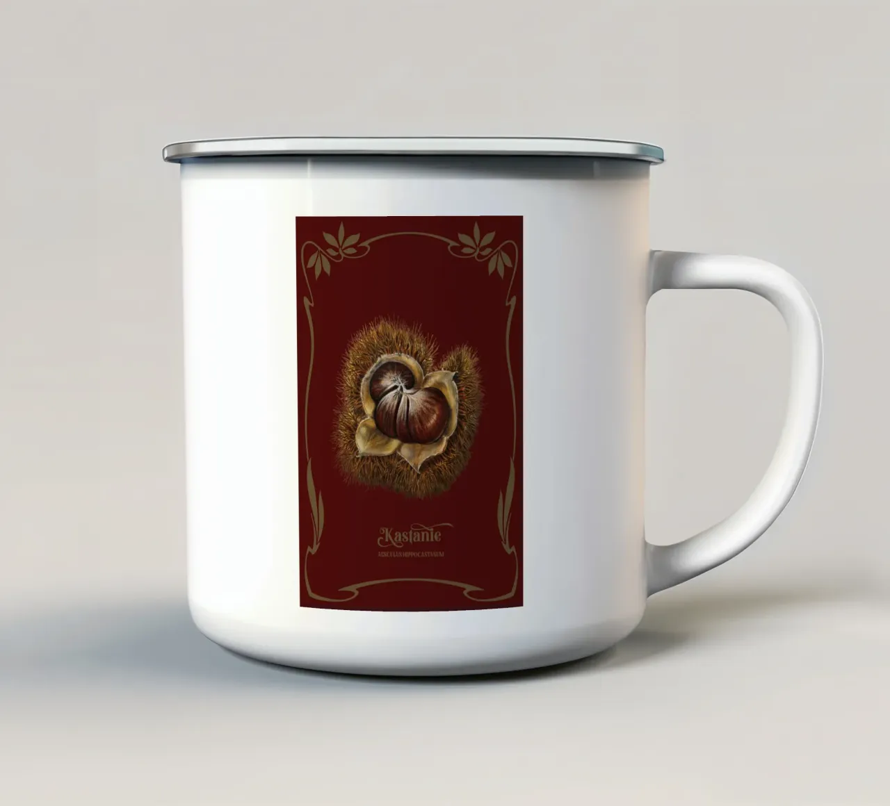Kastanie tazza in smalto da Luna & Noctua