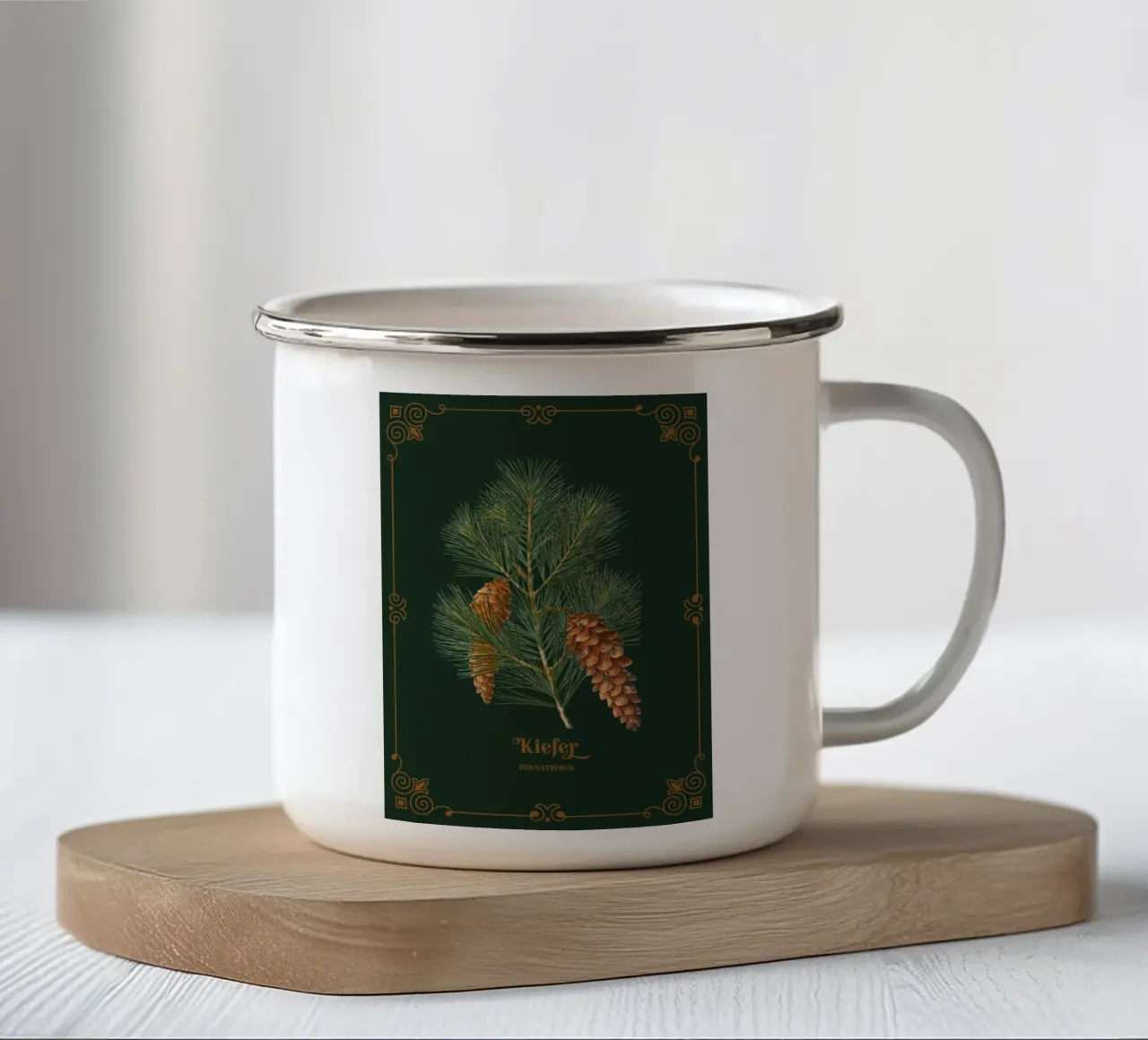 Kiefer tazza in smalto da Luna & Noctua