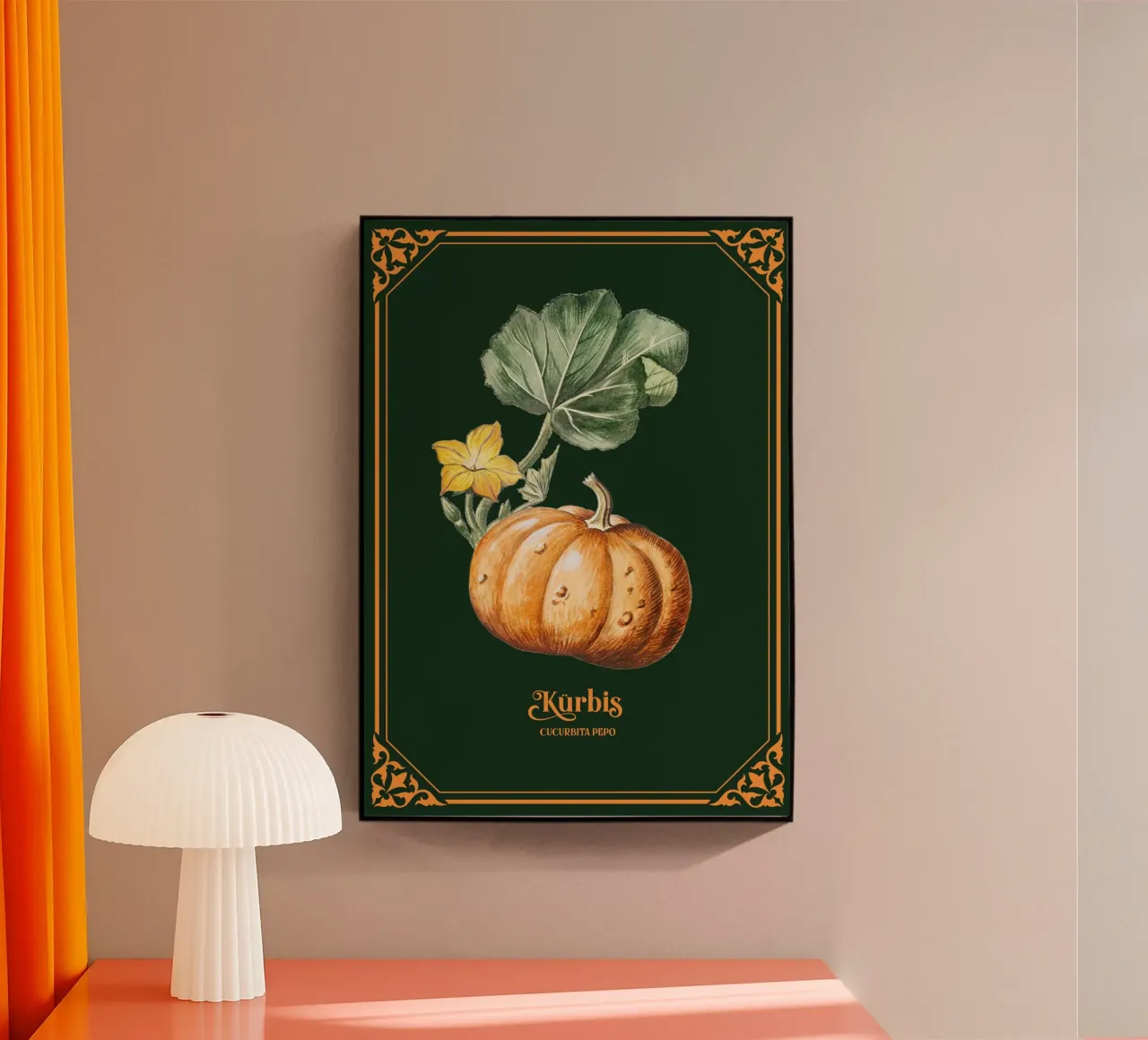 Kürbis plexiglass da Luna & Noctua