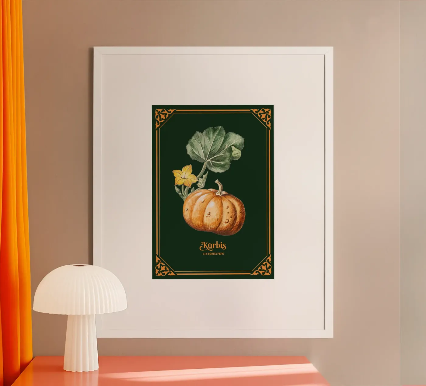 Kürbis poster da Luna & Noctua