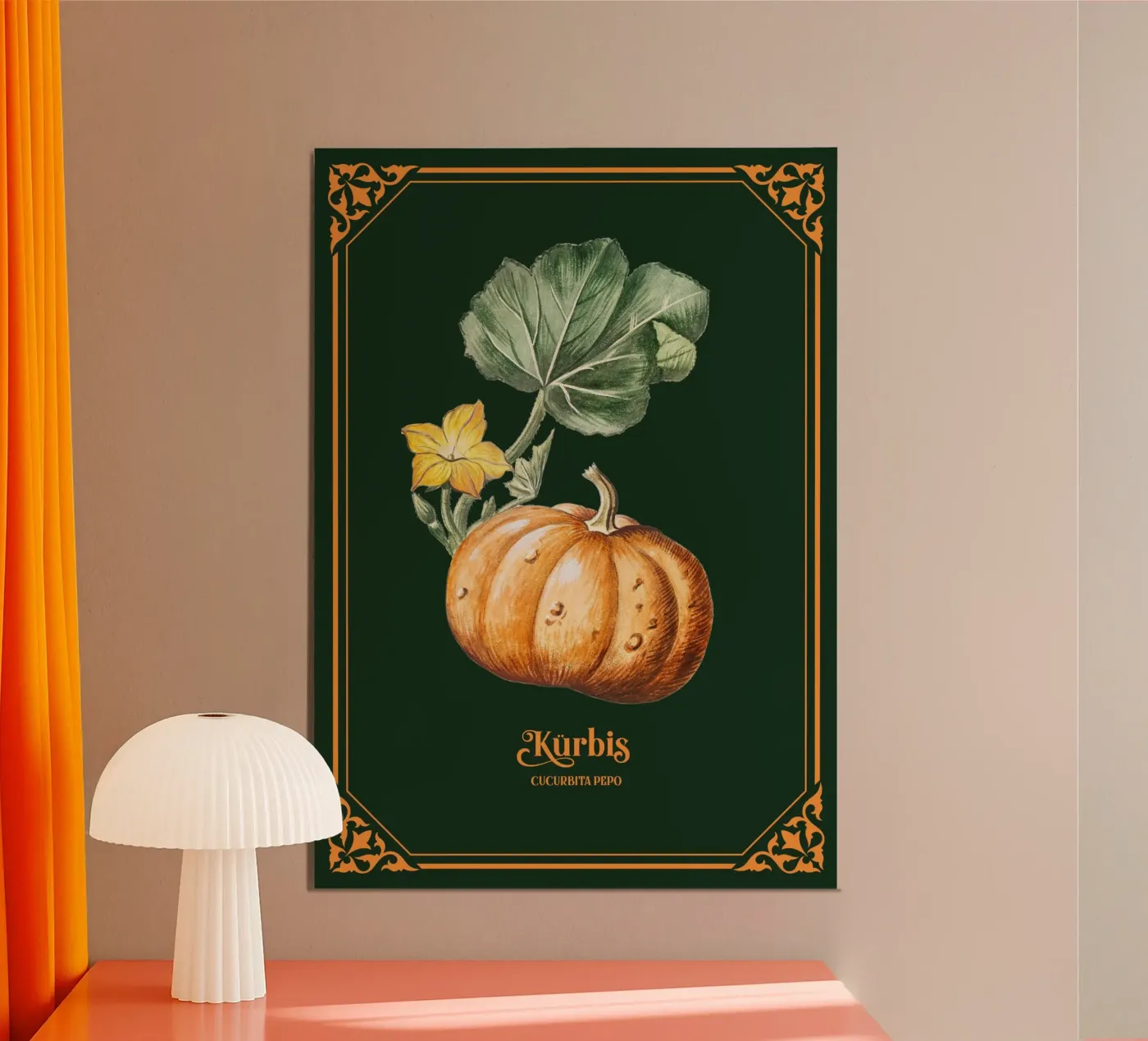 Kürbis poster da Luna & Noctua