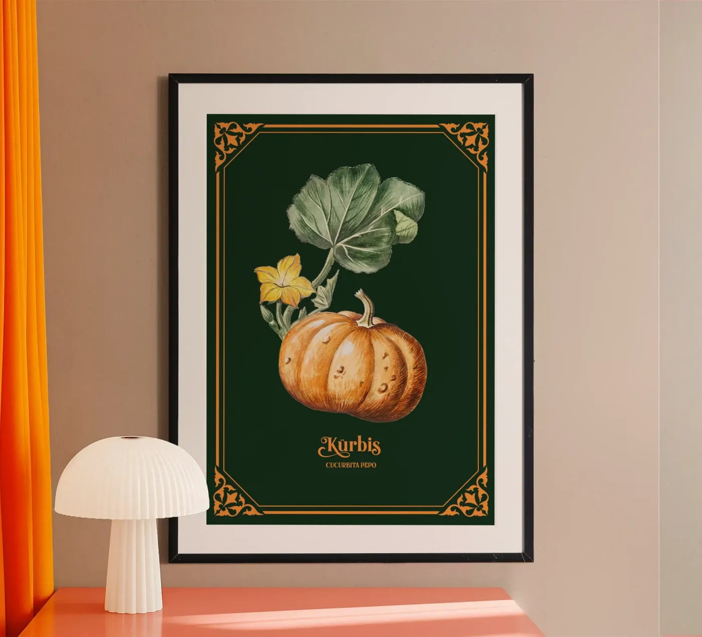 Kürbis poster da Luna & Noctua