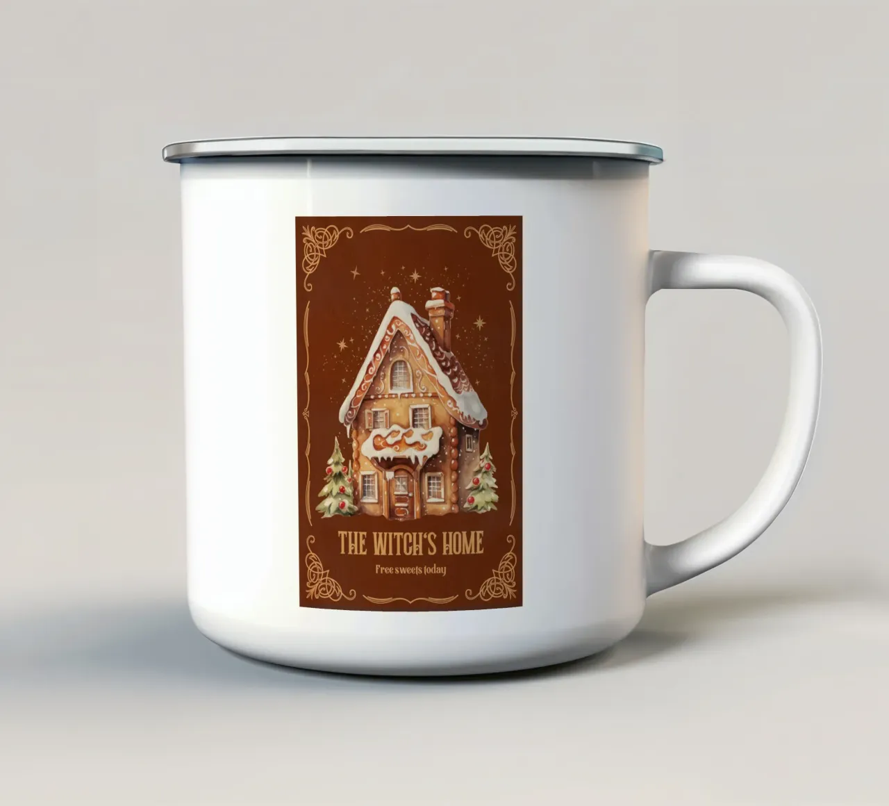 Lebkuchenhaus tazza in smalto da Luna & Noctua